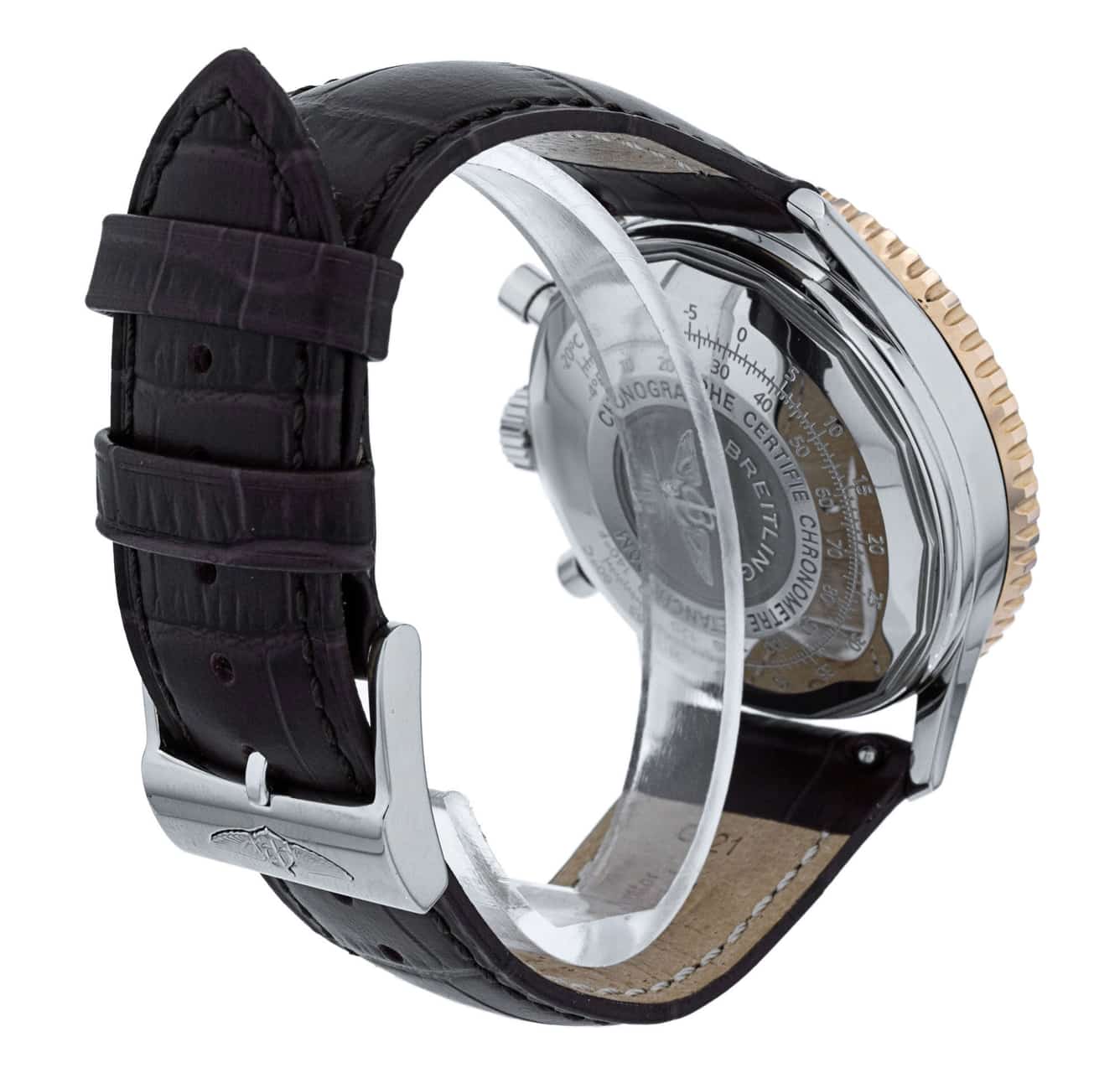 Breitling Navitimer - Black Baton Dial & Leather Strap